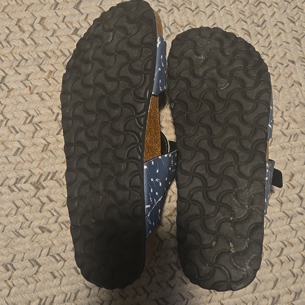 BIRKENSTOCK BIRKI'S WOMENS SANDAL- SALINA- MUSIC NOTES GREY EUR39/US8 - Picture 3 of 3